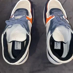 CHANEL | Shoes | Chanel Cc Logo Sneaker Blueorange
